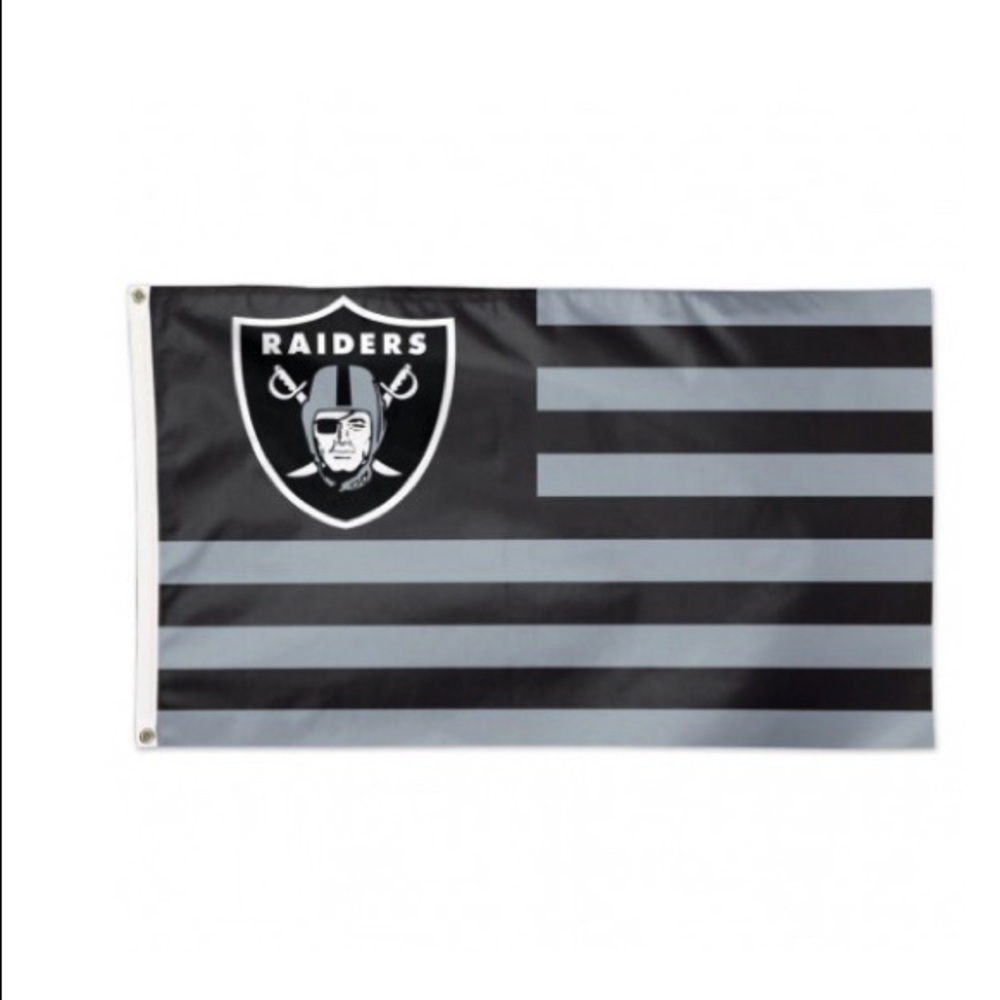 Las Vegas Raiders Flag 3'x5' American Flag